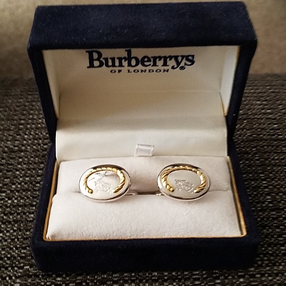 Burberry's of London cuff links